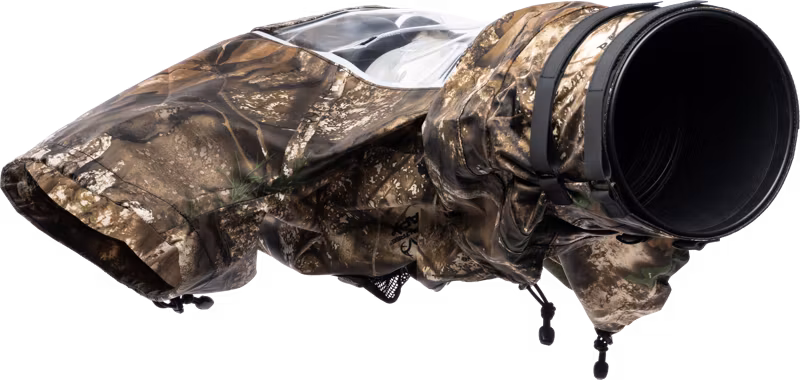 Think Tank Rain Cover I RealTree APX Camo (EYEPIECE REQUIRED) I Hydrophobia DM 300-600 V3
