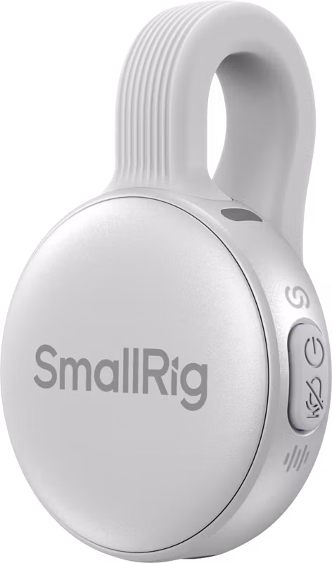 SmallRig 5719 S70-C1 Wireless Microphone with USB-C Adapter for Phones White