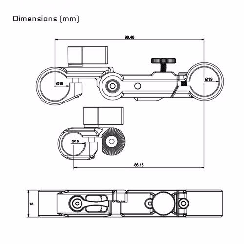 FIZLock Universal Motor Mounting System (Purple)