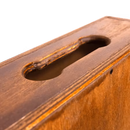 HALF sized Apple Box (handmade & stained)