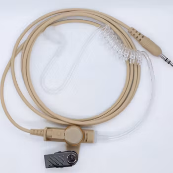 1-PIN LISTEN ONLY - TAN - 3.5MM - LONG