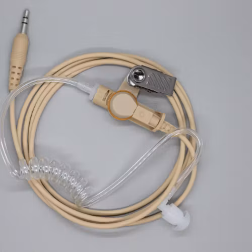 1-PIN LISTEN ONLY - TAN - 3.5MM - LONG