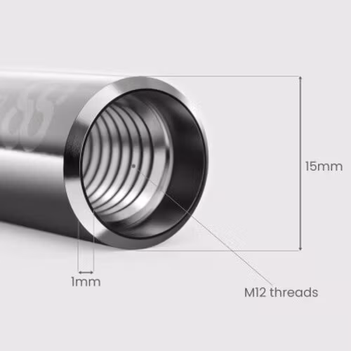 30cm 15MM Stainless Steel Rod 1pc