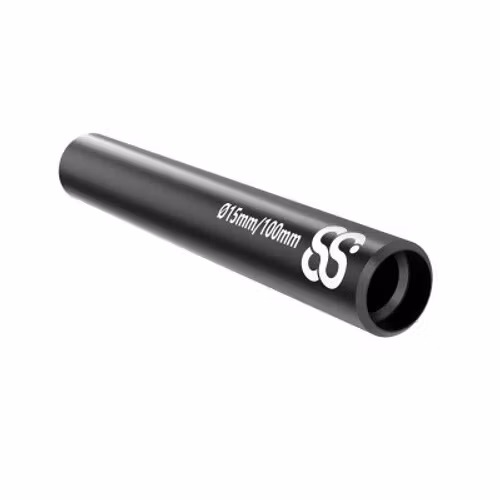 10cm 15MM Black Rods 2pcs