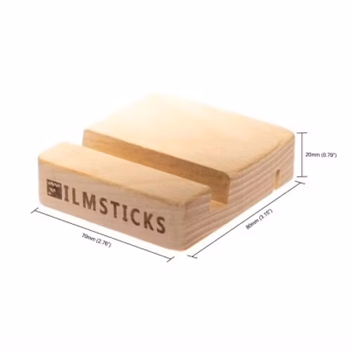 Wooden Stand holder for Smart Phones and Clapperboard