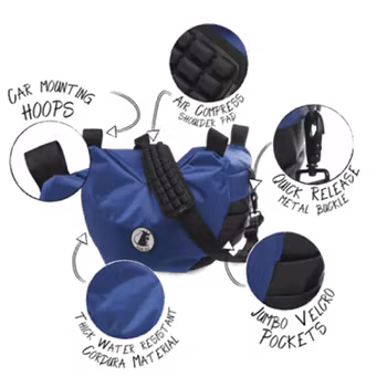 RAT BAG - MEDIUM Professional Steady Saddle (camera stabilizer) Navy Bue V3