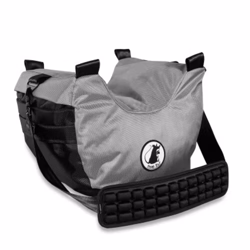 Medium Saddle Bag V4 Platinum Grey