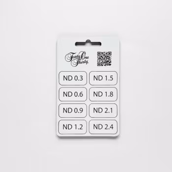 ND Filter Tabs 0.3-2.4 with velcro White/Black