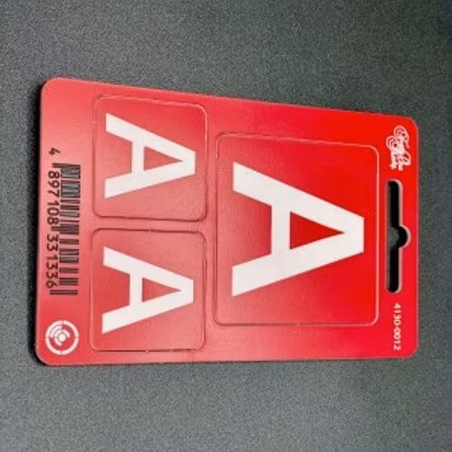 Camera ID''s A 2x25 & 1x50mm with velcro Red/White