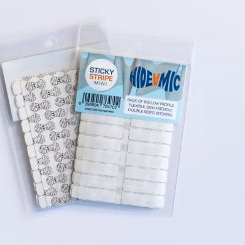 Sticky Stripe mini, 100 double sided sticky strips 7mm x 23 mm