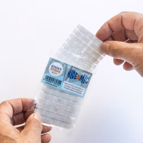 Sticky Stripe mini, 100 double sided sticky strips 7mm x 23 mm