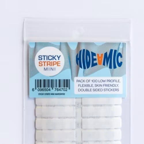 Sticky Stripe mini, 100 double sided sticky strips 7mm x 23 mm