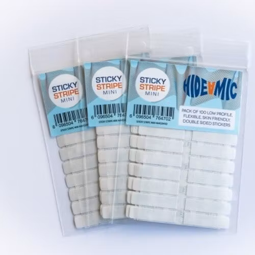 Sticky Stripe mini, 100 double sided sticky strips 7mm x 23 mm