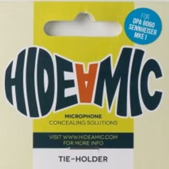 DPA6060/6061 and Sennheiser MKE1, single piece, Tie-holder, Beige