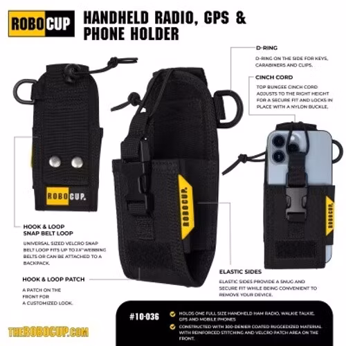 Handheld Radio, GPS & Phone Holder