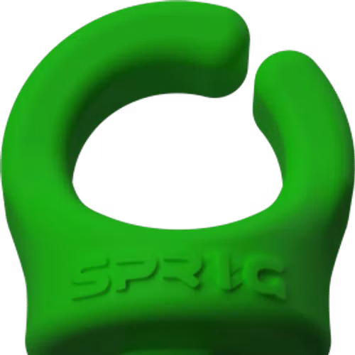 Green 1/4?-20, 6-Pack