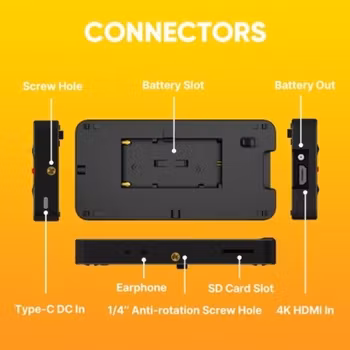T5 - 5.5 Inch 1000 Nits On Camera Monitor