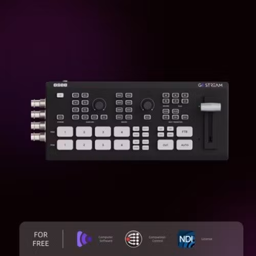 Go Stream Duet - Multiple Camera SDI and HDMI Live Streaming and Video Production Switcher