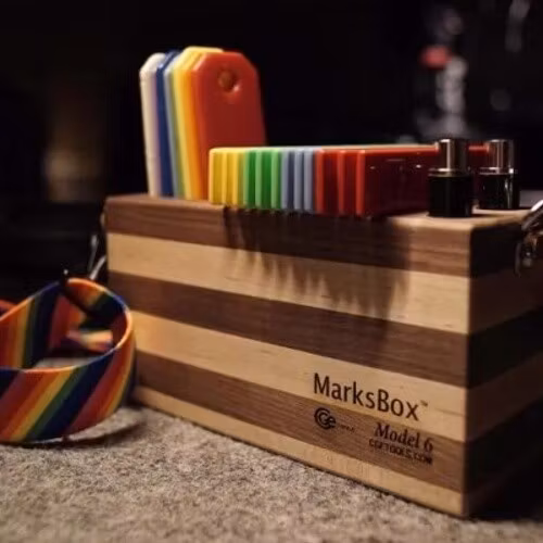 MarksBox- Model 8 Maple/Walnut Box with 8" Magnets