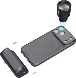 SmallRig 6738 3.5x Telephoto Lens and Handle Kit for iPhone 18 Pro Max / 17 Pro Max