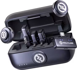 Hollyland Lark M3 Combo 2TX&4RX with 4 x USB-C RX and 2 x Wireless Microphone