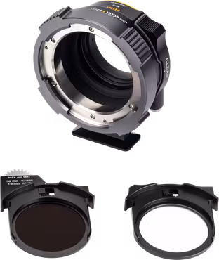 NiSi Cine Lens Mount Adapter with Drop-in Filter PL-E Filmmaker Kit