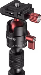 SmallRig 6397 Monopod with Triple Ground Spikes and Panoramic Ball Head with Arca-Swiss Plate