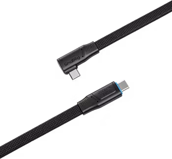 SmallRig 5615 USB-C Self-Coiling Data Cable (USB 3.2 Gen2x2 & 60cm, 240W)