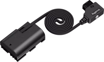 SmallRig 6413 Attachable Self-Coiling Dummy Battery Power Cable D-Tap to LP-E6P