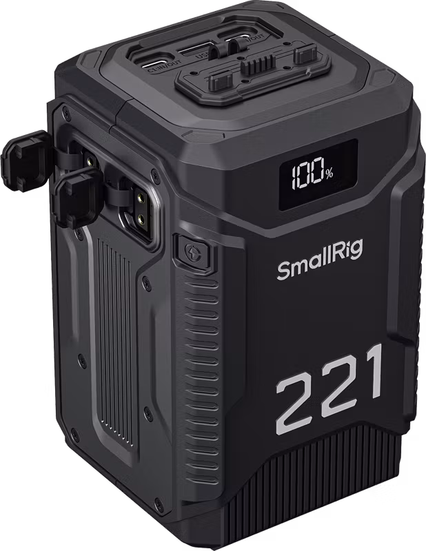SmallRig 5865 T221 Triple-Proof (1.8m Drop-Resistant, IP54 Waterproof / Dustproof) V-Mount Battery