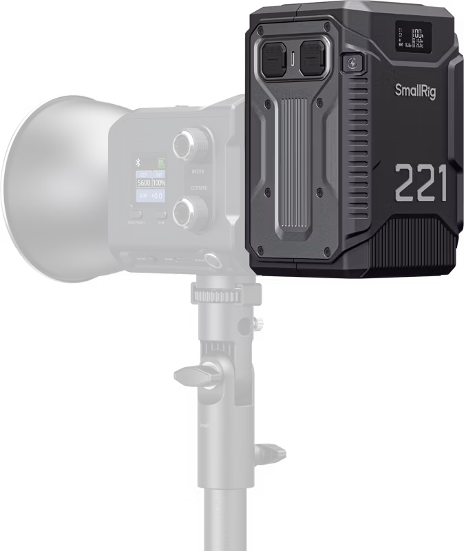 SmallRig 5865 T221 Triple-Proof (1.8m Drop-Resistant, IP54 Waterproof / Dustproof) V-Mount Battery