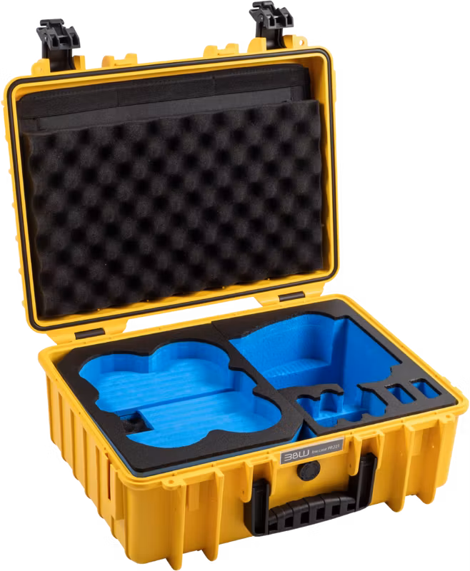 BW Outdoor Cases Type 5000 for DJI Avata360 I Yellow