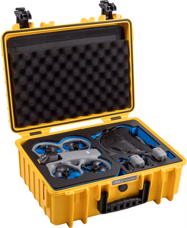 BW Outdoor Cases Type 5000 for DJI Avata360 I Yellow