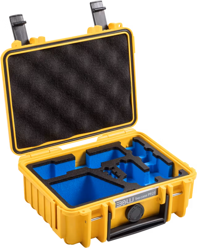 BW Outdoor Action Case Type 500 DJI Osmo Pocket 4 Creator Combo I Yellow