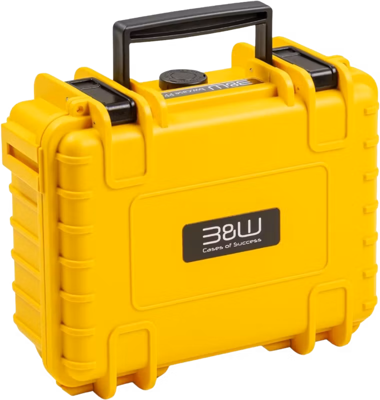 BW Outdoor Action Case Type 500 DJI Osmo Pocket 4 Creator Combo I Yellow