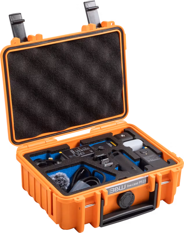 BW Outdoor Action Case Type 500 DJI Osmo Pocket 4 Creator Combo I Orange