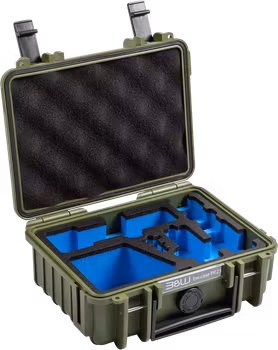 BW Outdoor Action Case Type 500 DJI Osmo Pocket 4 Creator Combo I Bronze Green