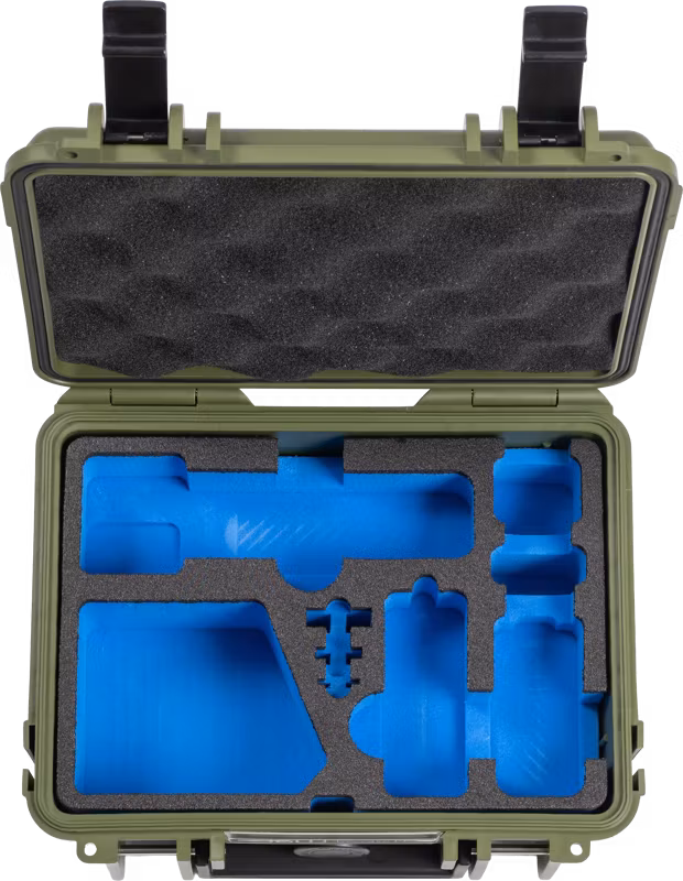 BW Outdoor Action Case Type 500 DJI Osmo Pocket 4 Creator Combo I Bronze Green