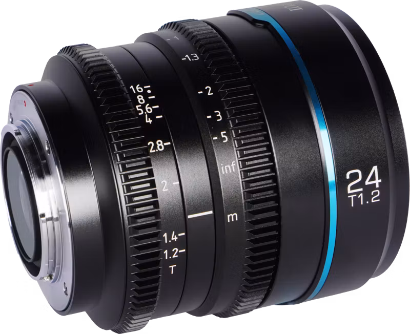 Sirui Cine Lens Nightwalker S35 24mm T1.2 RF-Mount Black