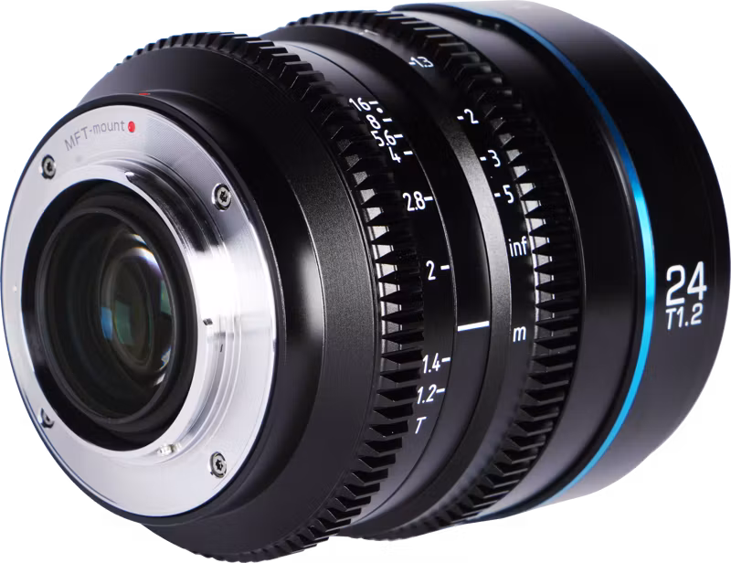Sirui Cine Lens Nightwalker S35 24mm T1.2 MFT-Mount Black