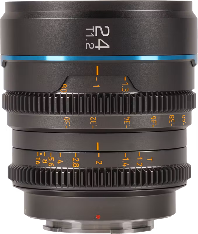 Sirui Cine Lens Nightwalker S35 24mm T1.2 MFT-Mount Metal Grey