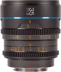 Sirui Cine Lens Nightwalker S35 35mm T1.2 X-Mount Metal Grey