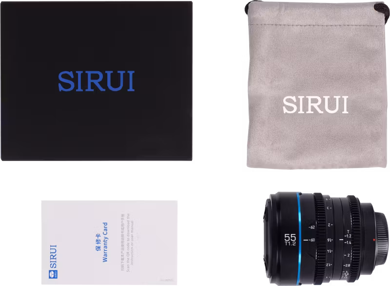 Sirui Cine Lens Nightwalker S35 55mm T1.2 MFT-Mount Metal Grey