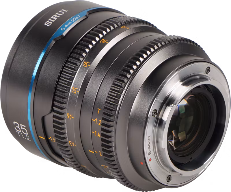 Sirui Cine Lens Nightwalker S35 35mm T1.2 L-Mount Metal Grey – bild 3