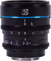 Sirui Cine Lens Nightwalker S35 55mm T1.2 L-Mount Black
