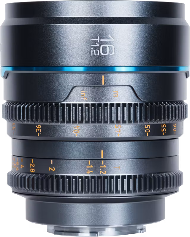Sirui Cine Lens Nightwalker S35 16mm T1.2 L-Mount Metal Grey