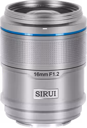Sirui Lens Sniper APS-C AF 16mm F1.2 E-Mount Silver