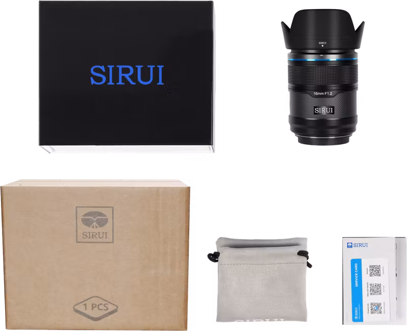 Sirui Lens Sniper APS-C AF 16mm F1.2 Z-Mount Silver