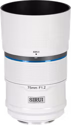 Sirui Sniper Lens APS-C AF 75mm F1.2 E-Mount White