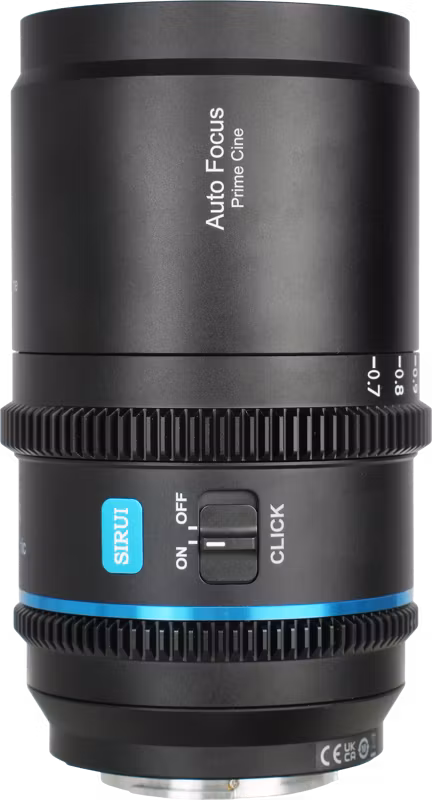 Sirui Astra T1.8 1.33x Full Frame Autofocus Anamorphic Cine Lenses 100mm_Blue Flare L-mount